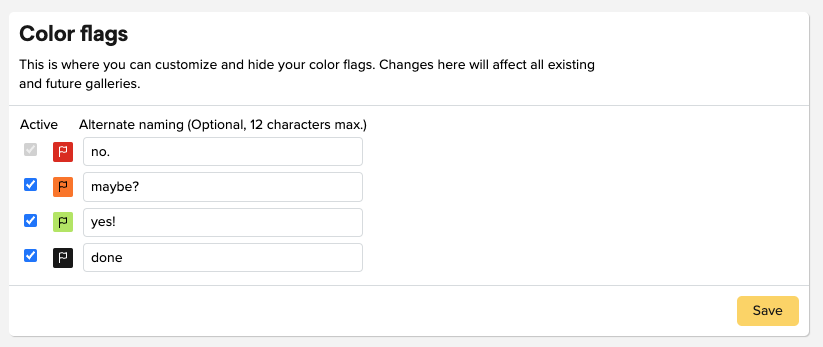 color flags renamed to fit workflow in picdrop
