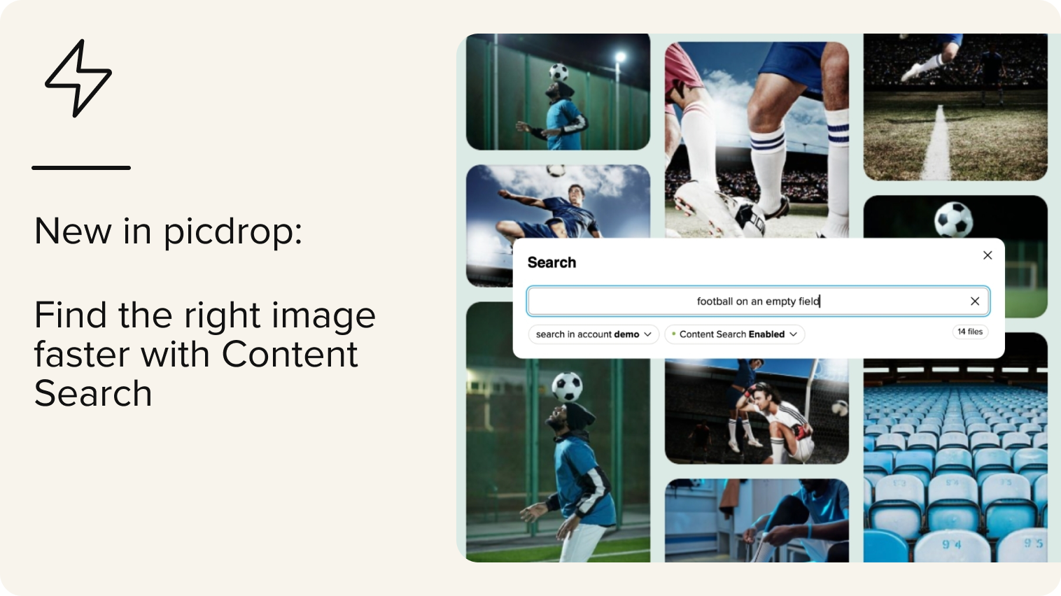 Picdrop New in picdrop: Find the right image faster with Content Search | picdrop