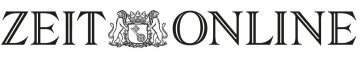 The logo for ZEIT ONLINE, with the words ZEIT and ONLINE in bold, uppercase serif letters, separated by an intricate heraldic emblem.